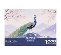 Beautiful Pavo Real1000Pieces JigsawPuzzlesAnimal ForAdult Colourful Brainteasing Age12+byth EducationalGame Uncover The Puzzle 38x26cm/1000pcs