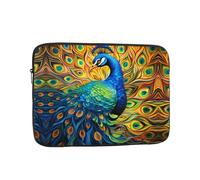 Beautiful peacock 13 inch Print Laptop Case, Business/Office Commuter Laptop Case