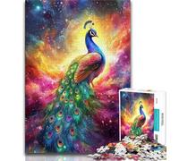 Beautiful Peacock Adult Jigsaw Puzzles 1000 Pieces,Family Game Stress Reliever Difficult Challenge Artists Collection,Fine Art (38x26cm)