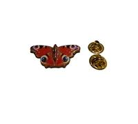 Beautiful Peacock Butterfly Pin Badge