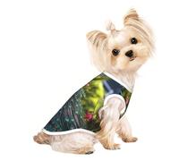 Beautiful Peacock Dog Vest - Summer Dog Clothes Apparel, Cute Pet Clothes for Small & Medium Dogs