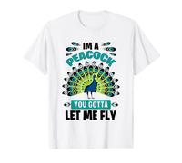 Beautiful Peacock I’m a Peacock You Gotta Let Me Fly Value Graphic T-Shirt