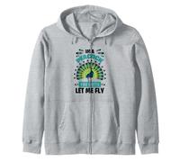 Beautiful Peacock I’m a Peacock You Gotta Let Me Fly Zip Hoodie