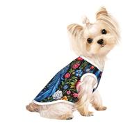 Beautiful Peacock in The Flowers Cute Dog Clothes,Dog T Shirt for Small Dogs Girl Boy.Pet Pullover Jumper,Cat Clothes,Suitable for Small Pets