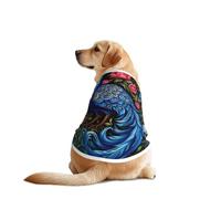 Beautiful Peacock in The Flowers Pet T-Shirts for Dogs-Dog Clothes for Large and Medium Dogs, Comfortable Dog Shirts, Perfect for Daily Wear