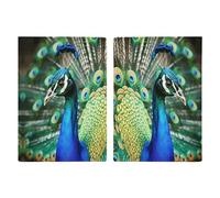 Beautiful Peacock Passport Holder Passport Wallet PU Leather Passports Protective Cover Slim Travel Accessories