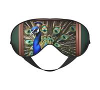 Beautiful Peacock Picture Print Eye Mask,Silk-Like Sleep Mask,Night Sleeping Mask for Men Women,for Sleep Relaxation