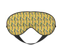 Beautiful Peacock Printing Versatile Sleep Eye Cover Soft Eye Mask Reversible for Meditation & Travel Eye Mask Unisex