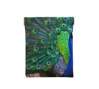 Beautiful Peacock, Squeeze Top Wallet Women Storage Bag Small Coin Purse Change Pouch