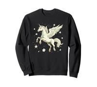 Beautiful Pegasus Galloping Across the Clouds Sweatshirt