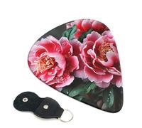 Beautiful Peony Flower Guitar Pickfor Pickups For Acoustic Electric Guitar Bass Ukulele