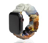 Beautiful Peregrine Falcon Bird Scrunchie Watch Bands Soft Elastic Replacement Wristband Compatible with Apple Watch 42mm/44mm