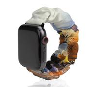 Beautiful Peregrine Falcon Bird Scrunchie Watch Bands Soft Elastic Replacement Wristband Compatible with Apple Watch 38mm/40mm