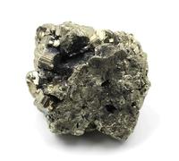 Beautiful Peruvian Pyrite Crystal Cluster Irregular Stone Rock Sample Ornaments (Size : 410-450g)