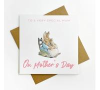 Beautiful Peter Rabbit Mother's Day Card for Mum