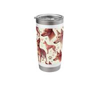 Beautiful Pharaoh Hound Dogs Pattern Rabbit Hounds Stainless Steel Insulated Tumbler
