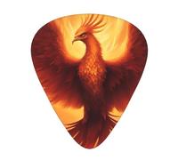 beautiful phoenix 12 guitar picks per pack, available in 3 different thicknesses, suitable for electric guitars, ukuleles, etc.
