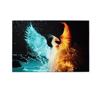 Beautiful phoenix Printed Adult Fun Puzzle wooden puzzle in a plastic box with letters printed on the back home decor party toy