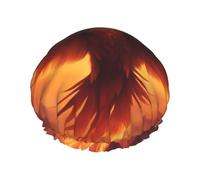 beautiful phoenix Printed shower cap, reusable, specially designed for women's long hair, double-layer structure, suitable for bathing.