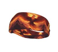 Beautiful Phoenix Printed Sweat-Wicking Sports Headband for Men and Women, Perfect for Running, Basketball, Yoga, and Hiking.