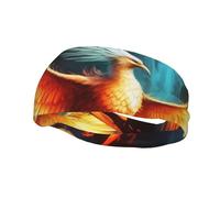 Beautiful Phoenix Sports Headbands for Women Men Lightweight Breathable Non Slip Headbands for Workout Fitness Running Cycling Hiking Yoga