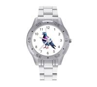 Beautiful Pigeonbird Business Stainless Watch Fashion Designer Wristwatch Easy Reader Analog Watches Gifts for Men