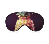 Beautiful Pineapple Eye Mask for Women & Men, Breathable & Adjustable Eye Cover, Ultra Soft Sleep Mask, Lightweight Travel Blindfold for Airplane, Nap, Night Sleeping
