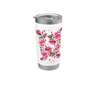 Beautiful Pink Roses Bouquet Graphic Tees & Cool Designs Stainless Steel Insulated Tumbler