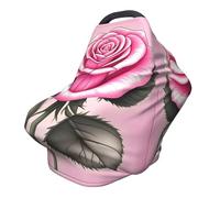 Beautiful pink roses Versatile full-print Stroller Chair Cover/Nursing Cover, specially designed for your baby