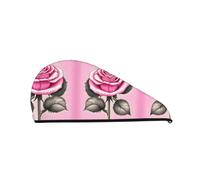 Beautiful pink rosesShower Capï¼šgood water absorption performance and is suitable for fairies with all kinds of hair types