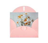 Beautiful Plant Flowers Elegant Greeting Card On Pearl Paper â€“ Premium Shimmering Design For Christmas, Birthday, Wedding & Valentineâ€™s Day Celebrations