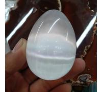 Beautiful Polished Shiny White Selenite Egg Crystal Gemstone