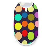 Beautiful Polka Dot Dog Shirt Quick Dry Breathable Pet T-Shirt Soft Stretchy Sleeveless Vest Dog Apparel XL