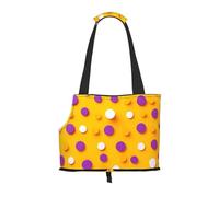 Beautiful Polka Dot Patterns Printed Portable Foldable pet Shoulder Bag, Suitable for Carrying Small Pets