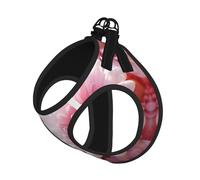 Beautiful Polka Dot Print Adjustable Reflective Harness Leash Set For Cats, Dogs And Small Pets, Soft Breathable Mesh Walking Vest With Escape-Proof Lead