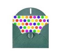Beautiful Polka Dot Print Greeting Cards With Envelopes,Holiday,Birthday,Wedding,And All Occasions