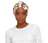 Beautiful Polka Dot Print Printed Headscarf for Women Soft Stretch Turban Hat Lightweight Easy Fit Self Care Gift Durable
