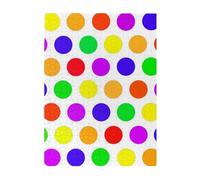 Beautiful Polka Dot Printed Wooden Puzzle 500 Piece, Cute Puzzle Game in Plastic Box for Family Entertainment and Brain Training Gifts