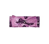 Beautiful Purple Butterfly Printed Baby Headband, Soft and Breathable, Adjustable, Perfect for Baby Photos (0-6 Months)