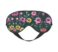 Beautiful Purple Flowers Soft Eye mask, All Over Printed, 96% Polyester 4% Spandex