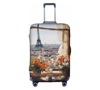 Beautiful Pylons in The Distance Printed Travel Luggage Cover-Scratch-Resistant,Waterproof & Dustproof, a Must-Have Travel EssentialL