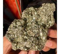Beautiful Pyrite Crystal Cluster Irregular Stone Rock Sample (Size : 150-180g) Gemstone Stone