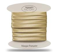 Beautiful Quality Gold Satin Bias Binding - Satin Sewing Bias Binding Ideal for Refined Finishes As Well Outside Your Creations As Well As to Cover Your Sewing (per 10 Metres, Gold)