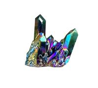 Beautiful Rainbow Aura Quartz Crystal Cluster Stones (Size : 80-100g)