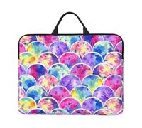 Beautiful Rainbow Colors Mermaid 14in Laptop Case Tablet Computer Protection Bag Protective Hard Shell Cover
