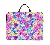 Beautiful Rainbow Colors Mermaid Print Laptop Case Sleeve Notebook Protector Bag For School And Office Travel Business