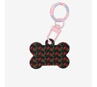 Beautiful Red Birds Printing 1 Pc Dog Bone Shape Id Tags Double Sided with Key Ring Craft for Pets