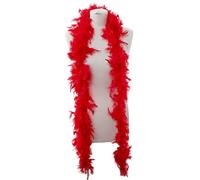 Beautiful Red Feather Boa - 50g -180cm