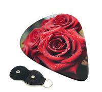 Beautiful Red Rose Guitar Pickfor Pickups For Acoustic Electric Guitar Bass Ukulele