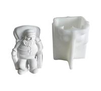 Beautiful Resin Crystal Ornaments Makiing Mold Christmas Silicone Handy Santa for Artistic Creator Mold